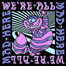 Junior's Alice in Wonderland We're All Mad Here, Cheshire Cat T-Shirt