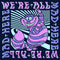 Boy's Alice in Wonderland Cheshire Cat We're All Mad Here Colorful T-Shirt