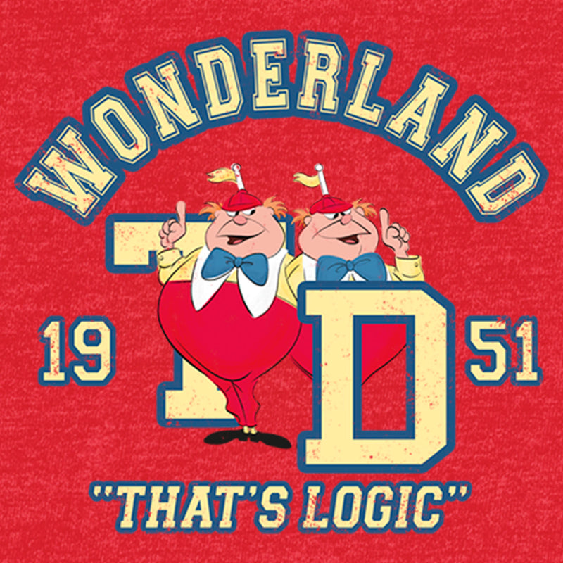 Men's Alice in Wonderland Retro Tweedledee and Tweedledum That's Logic T-Shirt