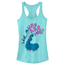 Junior's Alice in Wonderland Caterpillar Who Are You Racerback Tank Top