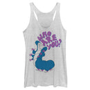 Women's Alice in Wonderland Caterpillar Who Are You Racerback Tank Top