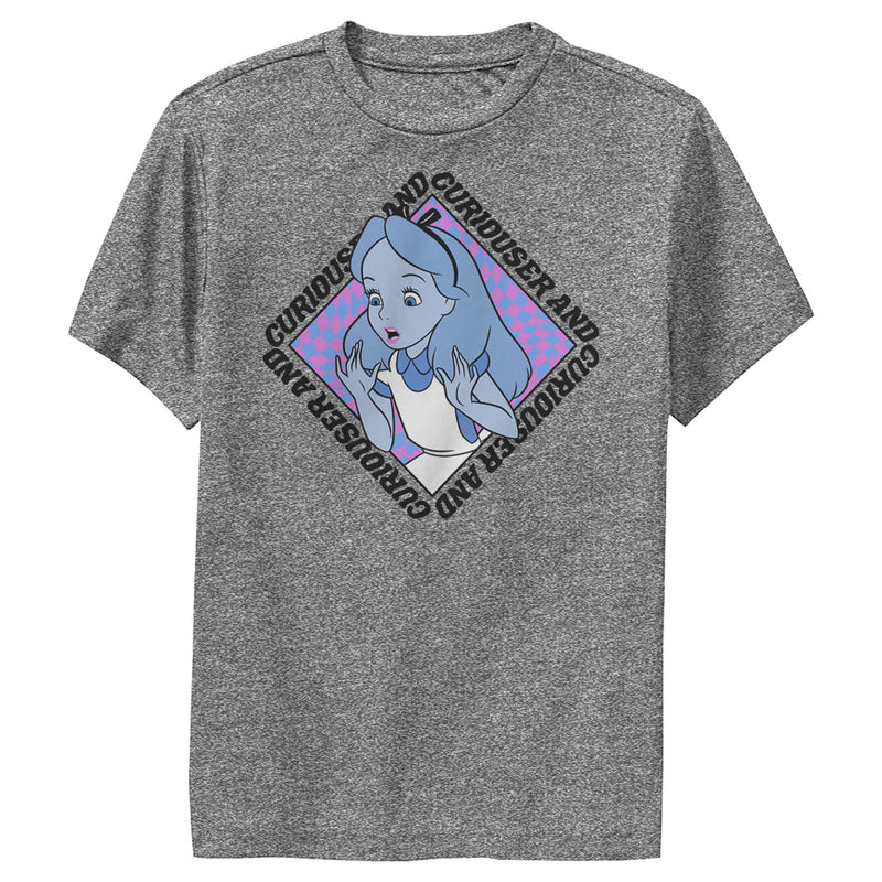 Boy's Alice in Wonderland Alice Curiouser and Curiouser Performance Tee