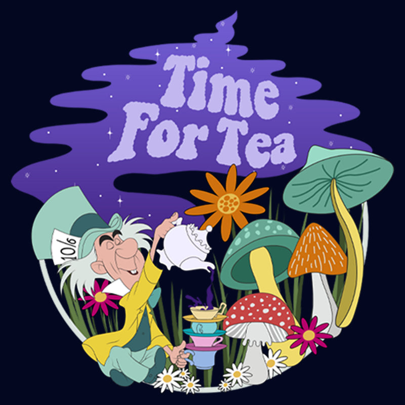 Men's Alice in Wonderland Mad Hatter Time for Tea T-Shirt