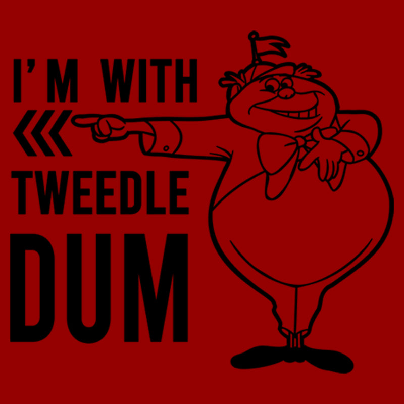 Men's Alice in Wonderland I’m With Tweedledum T-Shirt
