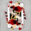 Women's Alice in Wonderland Queen of Hearts Playing Card T-Shirt