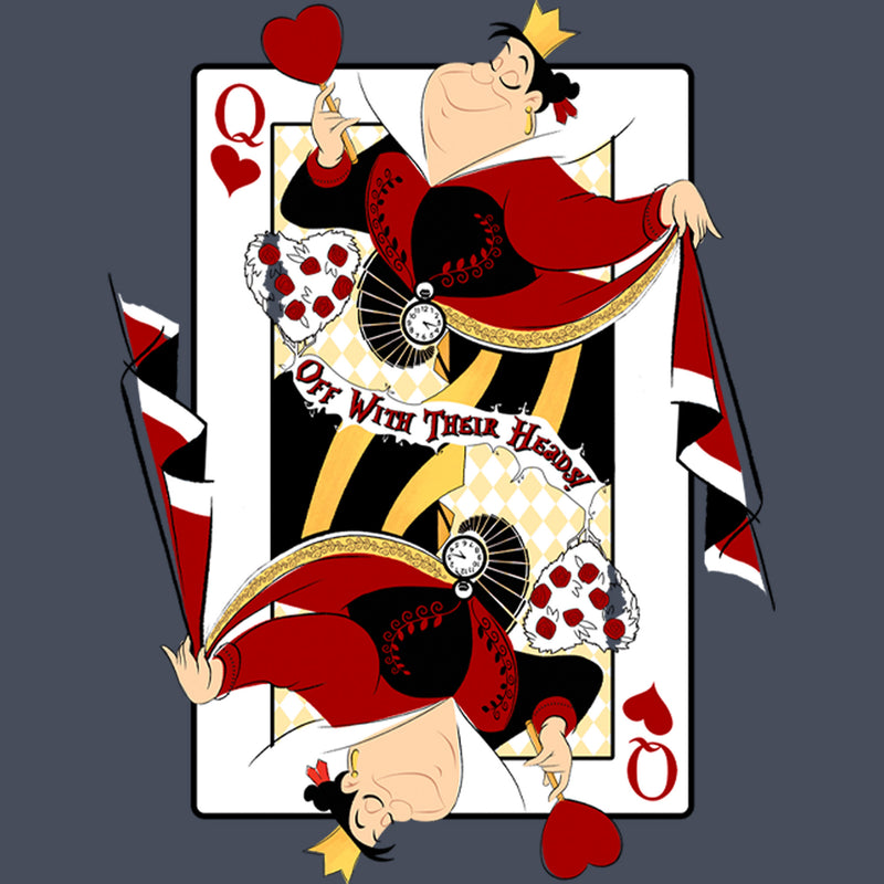 Women's Alice in Wonderland Queen of Hearts Playing Card Racerback Tank Top