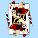 Men's Alice in Wonderland Queen of Hearts Playing Card T-Shirt