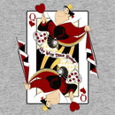 Men's Alice in Wonderland Queen of Hearts Playing Card Pull Over Hoodie