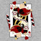 Men's Alice in Wonderland Queen of Hearts Playing Card Pull Over Hoodie