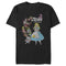 Men's Alice in Wonderland Distressed Group Shot T-Shirt