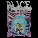 Men's Alice in Wonderland Distressed Alice in Bottle Poster T-Shirt