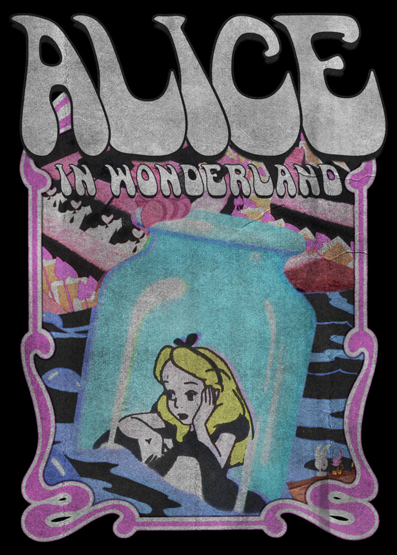 Boy's Alice in Wonderland Alice Lost Stuck In A Bottle T-Shirt