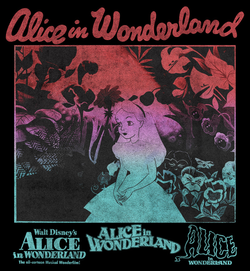 Boy's Alice in Wonderland Retro Movie Poster T-Shirt