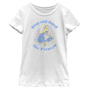 Girl's Alice in Wonderland Stop and Smell the Flowers T-Shirt