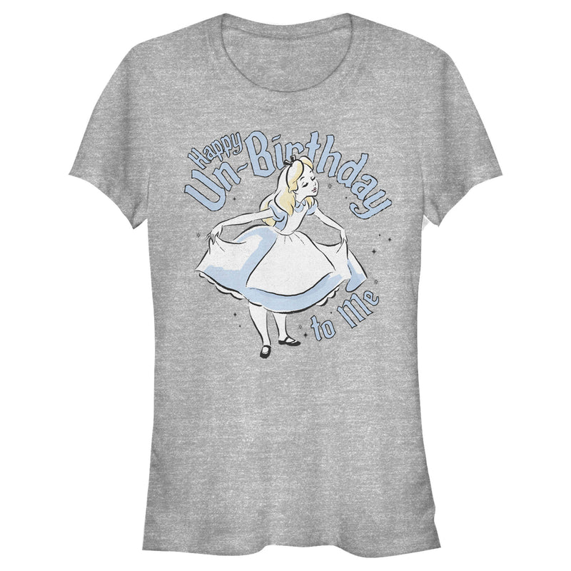 Junior's Alice in Wonderland Happy Un-Birthday To Me T-Shirt