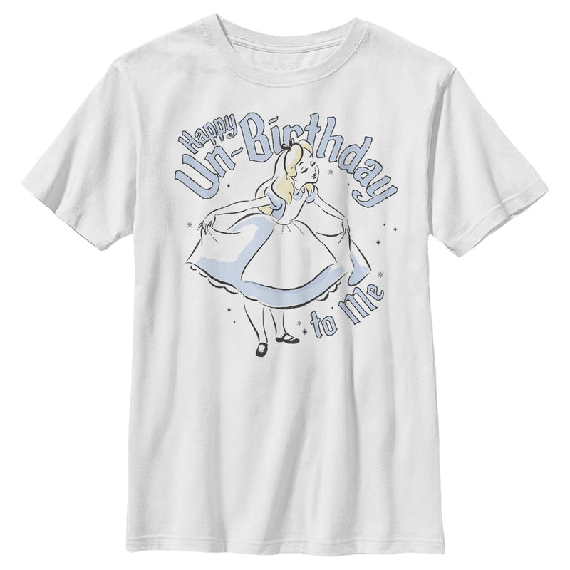 Boy's Alice in Wonderland Happy Un-Birthday To Me T-Shirt