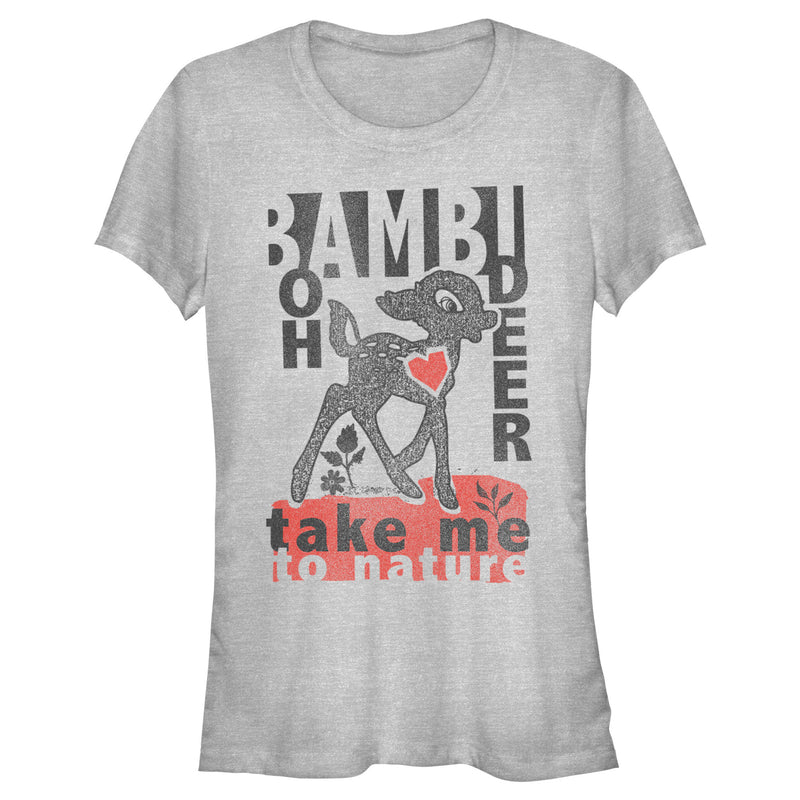 Junior's Bambi Take Me to Nature T-Shirt