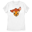 Women's Bambi Face Portrait T-Shirt