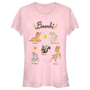 Junior's Bambi Character Names T-Shirt