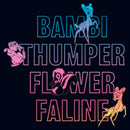 Girl's Bambi Neon Name Stack T-Shirt