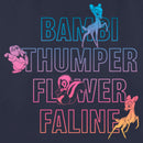 Women's Bambi Neon Name Stack T-Shirt