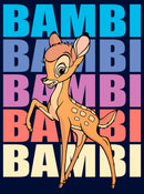 Boy's Bambi Name Stack Pose T-Shirt