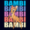 Junior's Bambi Name Stack Pose T-Shirt