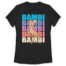 Women's Bambi Name Stack Pose T-Shirt
