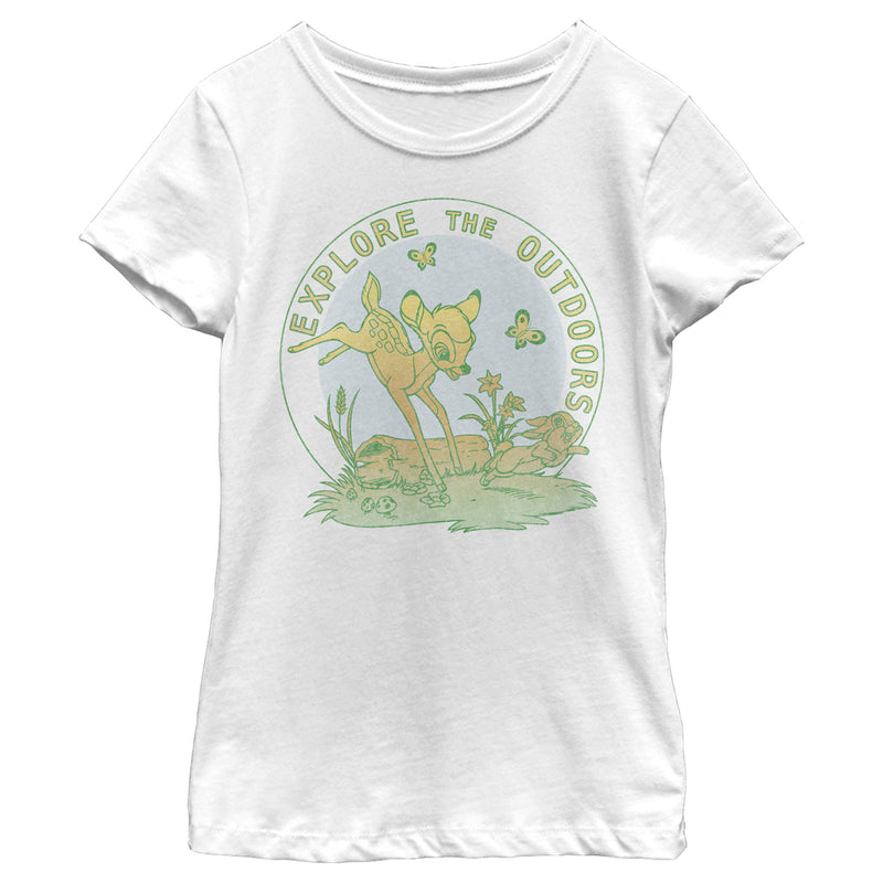 Girl's Bambi Explore the Outdoors T-Shirt
