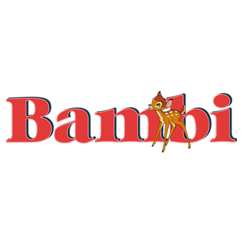 Girl's Bambi Red Large Logo T-Shirt