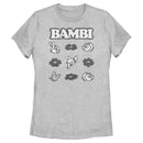 Women's Bambi Friends Square T-Shirt