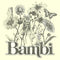 Men's Bambi Gray Floral Sketch T-Shirt