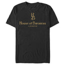 Men's Cruella House of Baroness London Logo Gold T-Shirt