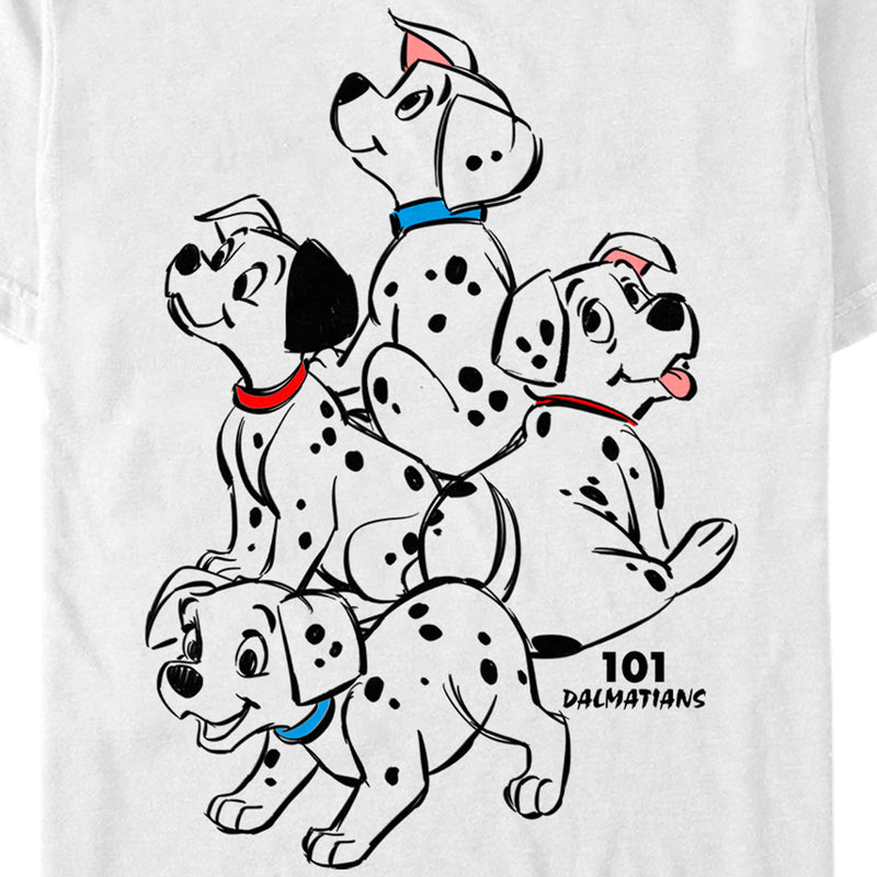 Men's One Hundred and One Dalmatians Puppy Love T-Shirt