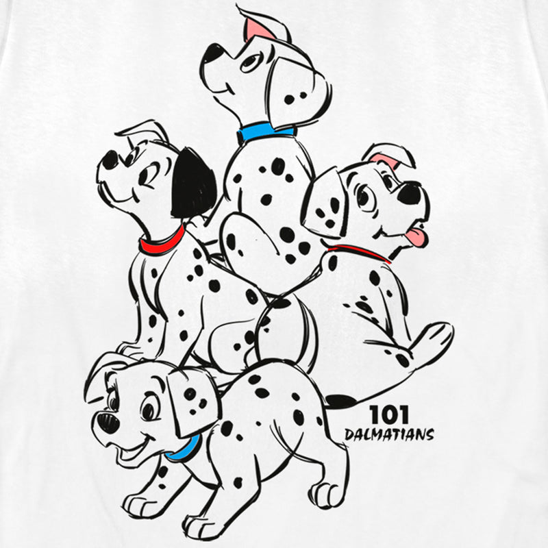 Women's One Hundred and One Dalmatians Puppy Love T-Shirt