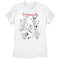 Women's One Hundred and One Dalmatians Character Names T-Shirt