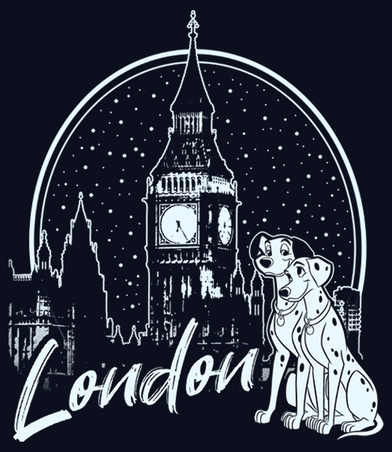Girl's One Hundred and One Dalmatians London Couple T-Shirt