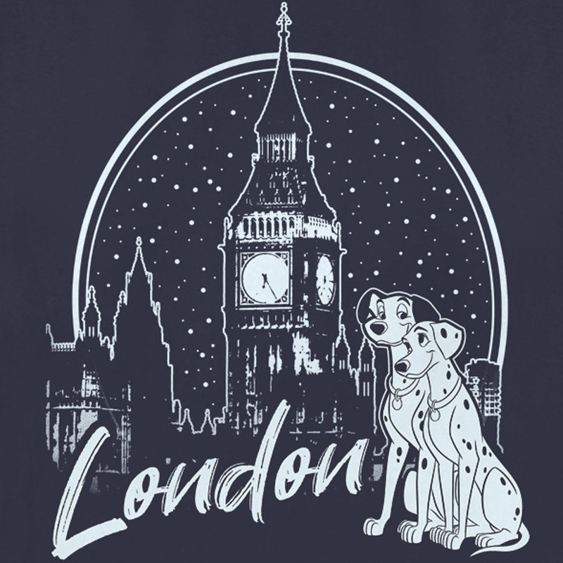 Women's One Hundred and One Dalmatians London Couple T-Shirt