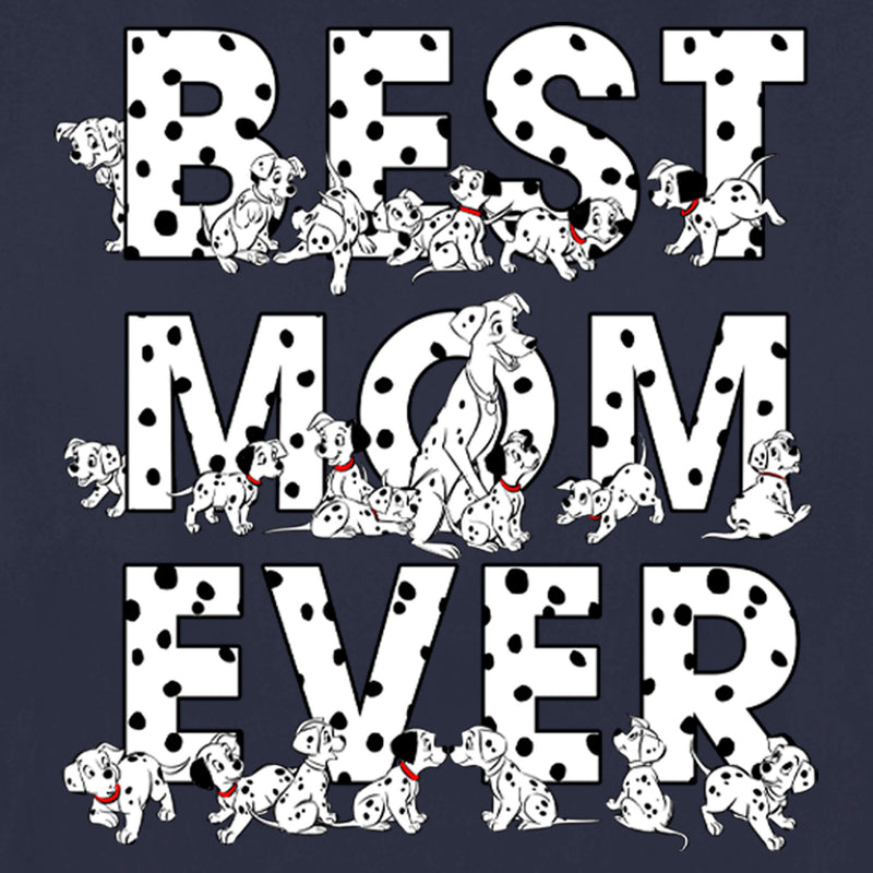 Women's One Hundred and One Dalmatians Best Mom Ever Perdita T-Shirt