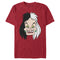 Men's One Hundred and One Dalmatians Cruella De Vil Face Portrait T-Shirt