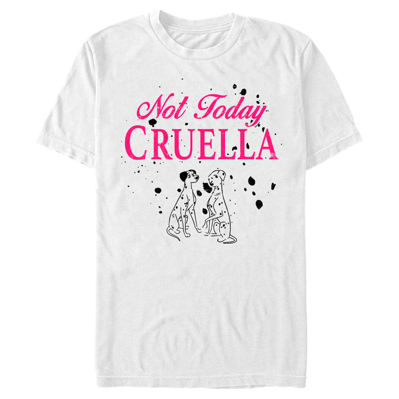 Men's One Hundred and One Dalmatians Not Today Cruella T-Shirt