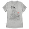 Women's One Hundred and One Dalmatians Dog Pile T-Shirt