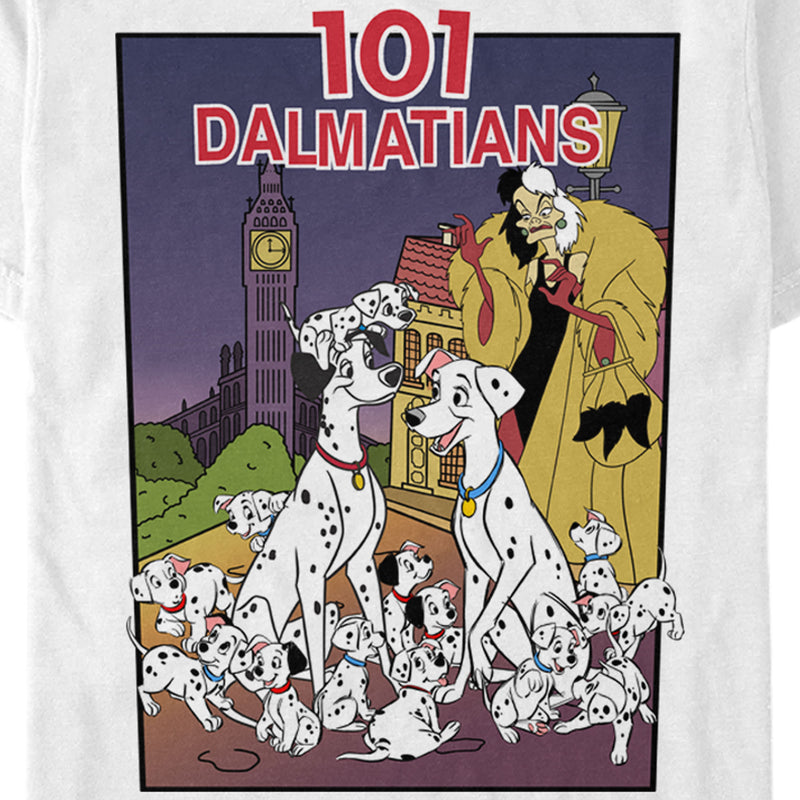 Men's One Hundred and One Dalmatians VHS Movie Poster T-Shirt