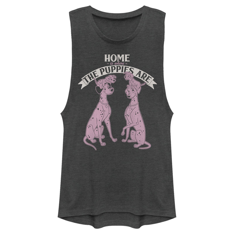 Junior's One Hundred and One Dalmatians Home is Where the Puppies Are Festival Muscle Tee