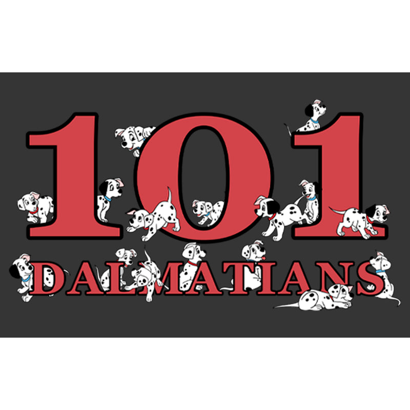 Boy's One Hundred and One Dalmatians Classic Red Logo T-Shirt