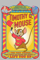 Girl's Dumbo Timothy Q. Mouse Circus Poster T-Shirt