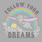 Boy's Dumbo Follow Your Dreams Rainbow T-Shirt
