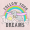 Toddler's Dumbo Follow Your Dreams Soaring Elephant T-Shirt