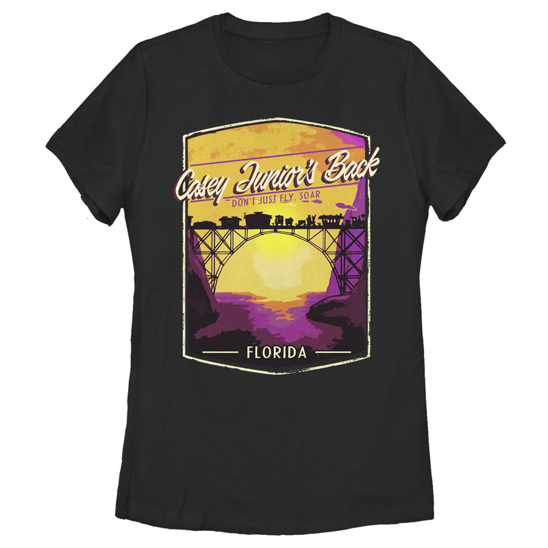 Women's Dumbo Florida Postcard T-Shirt