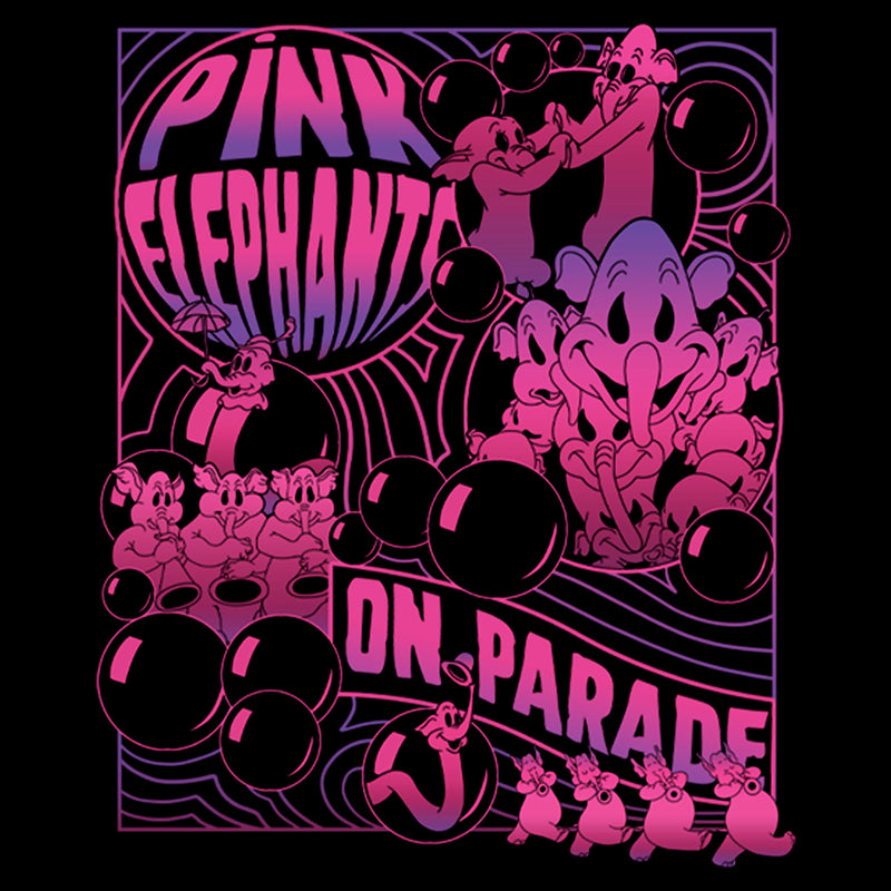 Men's Dumbo Pink Elephants on Parade T-Shirt